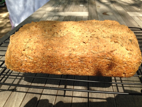 Baked bread basking in the sun